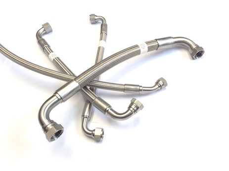 Stainless Steel Braided Oil Hose Kit